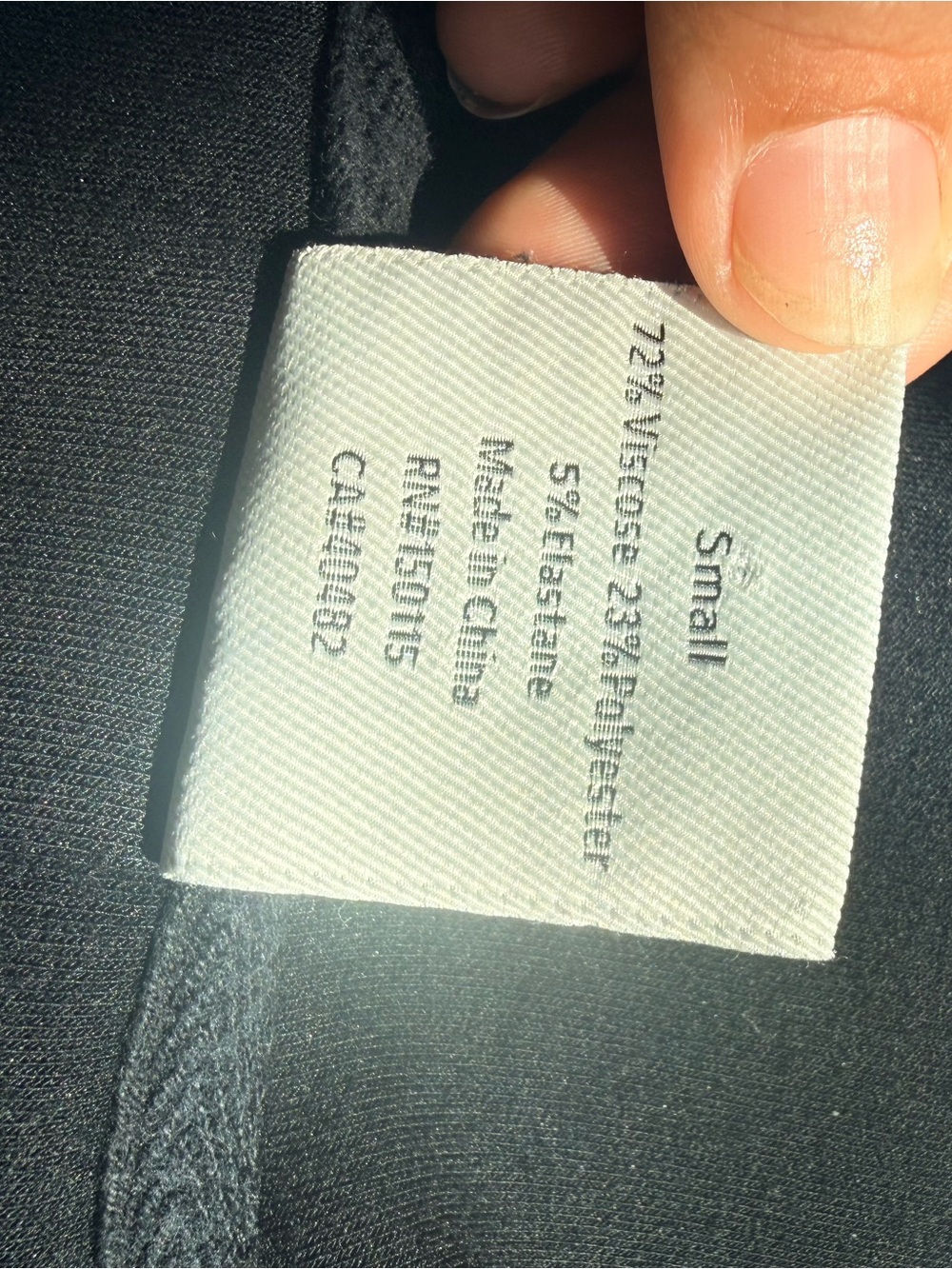Varley Black Zip-Front Pullover Sweater - Picture 5 of 5